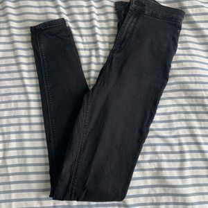 Topshop Black Joni Jeans size 28
